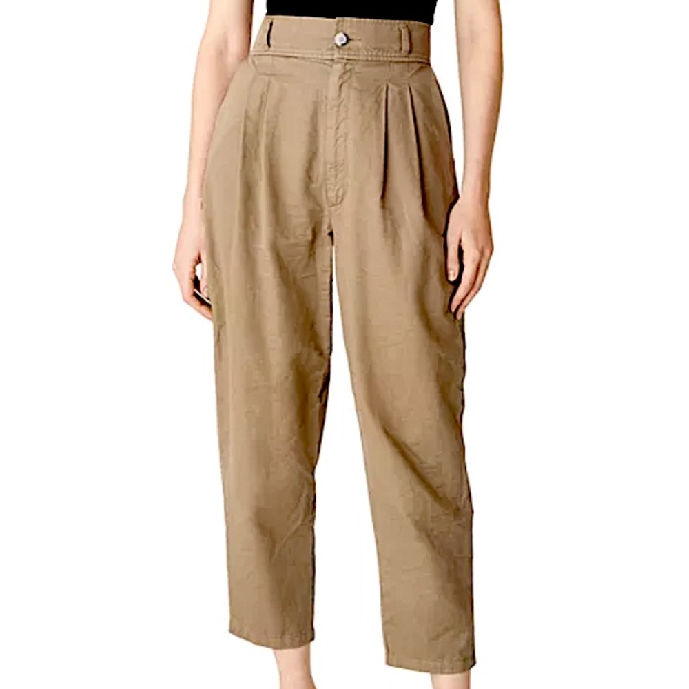 J Brand Mavis high rise pleated trousers size 27